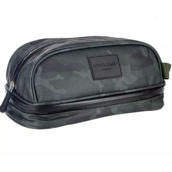 DUCHAMP Mens Toiletry & Tech Bag Travel Kit - Picture 13 of 14